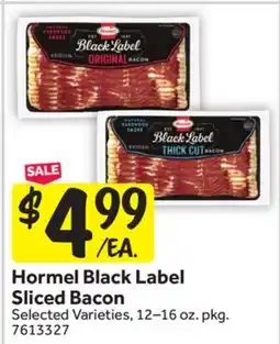Stop&Shop Hormel Black Label Sliced Bacon offer