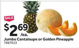 Stop&Shop Jumbo Cantaloupe or Golden Pineapple offer