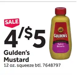 Stop&Shop Gulden's Mustard offer