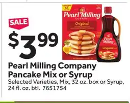 Stop&Shop Pearl Milling Company Pancake Mix or Syrup offer
