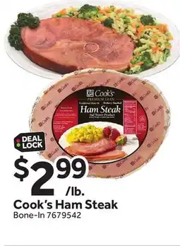 Stop&Shop Cook's Ham Steak offer