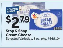 Stop&Shop Stop & Shop Cream Cheese offer