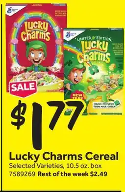 Stop&Shop Lucky Charms Cereal offer