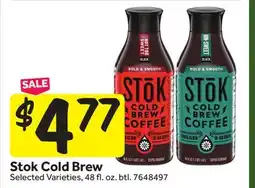Stop&Shop Stok Cold Brew offer