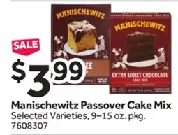 Stop&Shop Manischewitz Passover Cake Mix offer