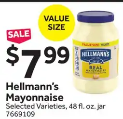 Stop&Shop Hellmann's Mayonnaise offer