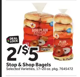 Stop&Shop Stop & Shop Bagels offer