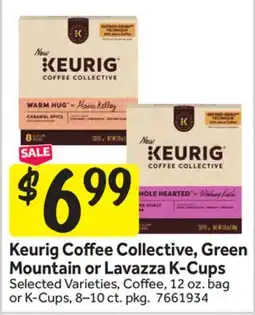 Stop&Shop Keurig Coffee Collective, Green Mountain or Lavazza K-Cups offer