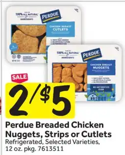 Stop&Shop Perdue Breaded Chicken Nuggets, Strips or Cutlets offer