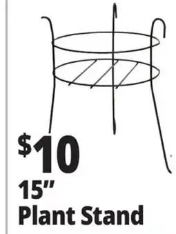 Ocean State Job Lot Black Plant Stand 15 offer