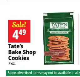 Ocean State Job Lot Tate's Bake Shop Cookies 7 oz offer