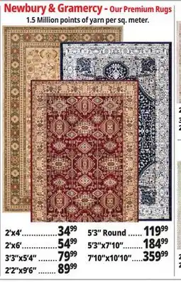 Ocean State Job Lot Gramercy & Newbury Rugs offer