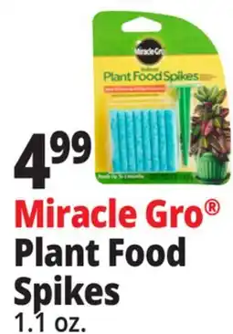 Ocean State Job Lot Miracle-Gro Indoor Plant Food Spikes 1.1 oz offer