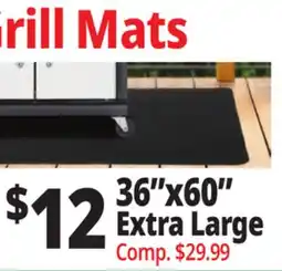 Ocean State Job Lot 36x60 Extra Large Gas Grill Mats offer