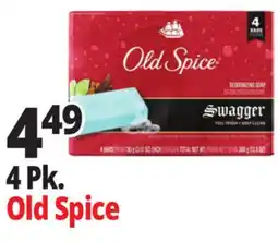 Ocean State Job Lot 4 Pk. Old Spice offer