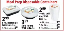 Ocean State Job Lot Meal Prep Containers offer