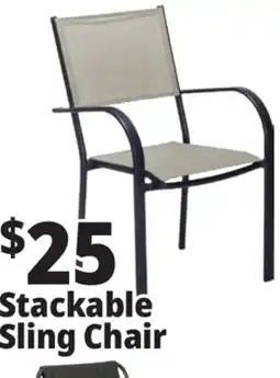 Ocean State Job Lot Stackable Sling Chair offer