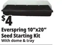Ocean State Job Lot Everspring 10x20 Seed Starting Kit offer