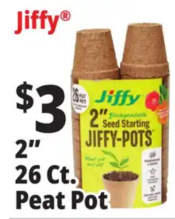Ocean State Job Lot 2 Biodegradable Seed Starting Jiffy-Pots 26 Pots offer