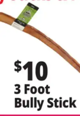 Ocean State Job Lot 3 Foot Bully Stick offer