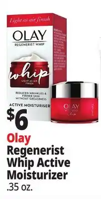 Ocean State Job Lot Olay Regenerist Whip Active Moisturizer offer