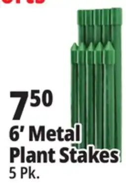 Ocean State Job Lot 6' Metal Plant Stakes offer
