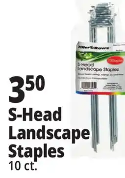 Ocean State Job Lot Tiller & Rowe S-Shaped Landscape Staples 10 Count offer