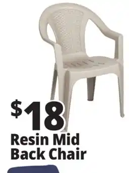 Ocean State Job Lot Midback Resin Chair offer