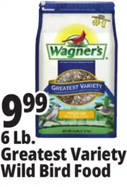 Ocean State Job Lot Wagner's Greatest Variety Deluxe Wild Bird Food 6 lbs offer