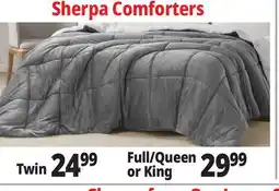 Ocean State Job Lot Sherpa Comforters offer