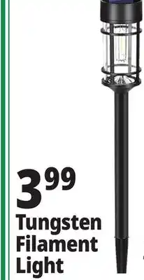 Ocean State Job Lot Tungsten Filament Solar Light offer