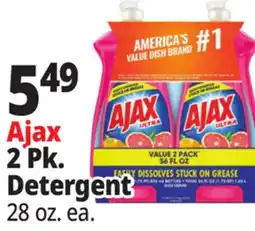 Ocean State Job Lot Ajax 2 Pk. Detergent offer