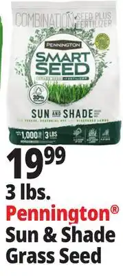 Ocean State Job Lot Pennington Smart Seed Sun & Shade Grass Seed 3 lbs offer
