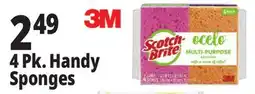 Ocean State Job Lot Scotch-Brite Ocelo Multi-Purpose 3M Sponges 4 Count offer