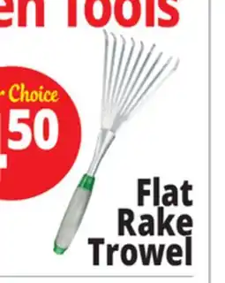 Ocean State Job Lot Tiller & Rowe Garden Flat Rake offer