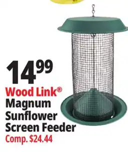 Ocean State Job Lot Wood Link Magnum Sunflower Screen Feeder offer