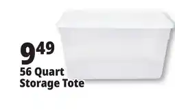 Ocean State Job Lot Gracious Living Clear Tote with Flip Top Lid 14 Gal offer