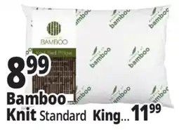 Ocean State Job Lot Essence of Bamboo Knit Jumbo Pillow offer