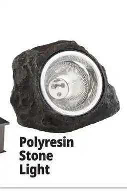 Ocean State Job Lot Outdoor Living Accents Resin Stone Solar Light offer
