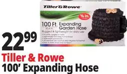 Ocean State Job Lot Tiller & Rowe 3/4 Expanding Garden Hose 100' offer
