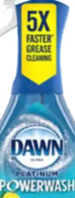 Ocean State Job Lot Dawn Platinum Plus Power wash Dish Spray 16 oz offer