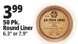 Ocean State Job Lot Baker's Choice Round Air Fryer Liners 50 Count offer