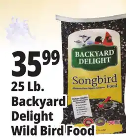 Ocean State Job Lot Backyard Delight Songbird Food 25 lbs offer