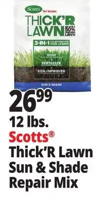 Ocean State Job Lot Scotts Thick'r Lawn Turf Builder 12 lbs offer