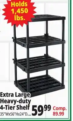 Ocean State Job Lot Maxit 5-Tier Heavy-Duty Plastic Shelving Unit offer