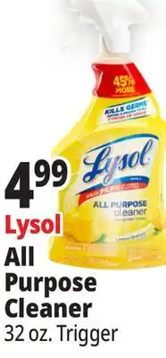 Ocean State Job Lot Lysol All Purpose Cleaner offer