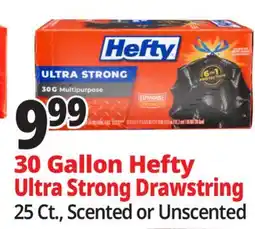 Ocean State Job Lot Hefty Ultra Strong Multipurpose White Pine Breeze 30 Gallon Trash Bags 25 Count offer