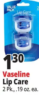 Ocean State Job Lot Vaseline Lip Care offer