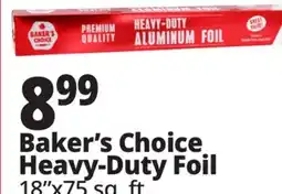 Ocean State Job Lot Baker's Choice Premium Quality Heavy-Duty Aluminum Foil 75' offer