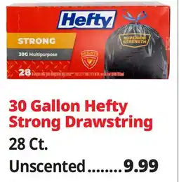Ocean State Job Lot Hefty Strong Lawn & Leaf 39 Gallon Trash Bags 18 Count offer